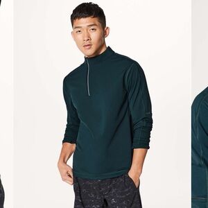 Lululemon Surge Knight Half Zip Indochine Blue size Small fit